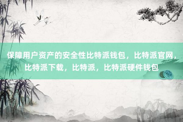 保障用户资产的安全性比特派钱包，比特派官网，比特派下载，比特派，比特派硬件钱包