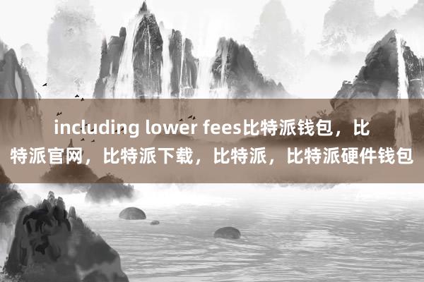 including lower fees比特派钱包，比特派官网，比特派下载，比特派，比特派硬件钱包