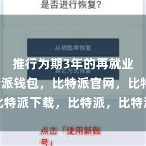 推行为期3年的再就业计划比特派钱包，比特派官网，比特派下载，比特派，比特派硬件钱包